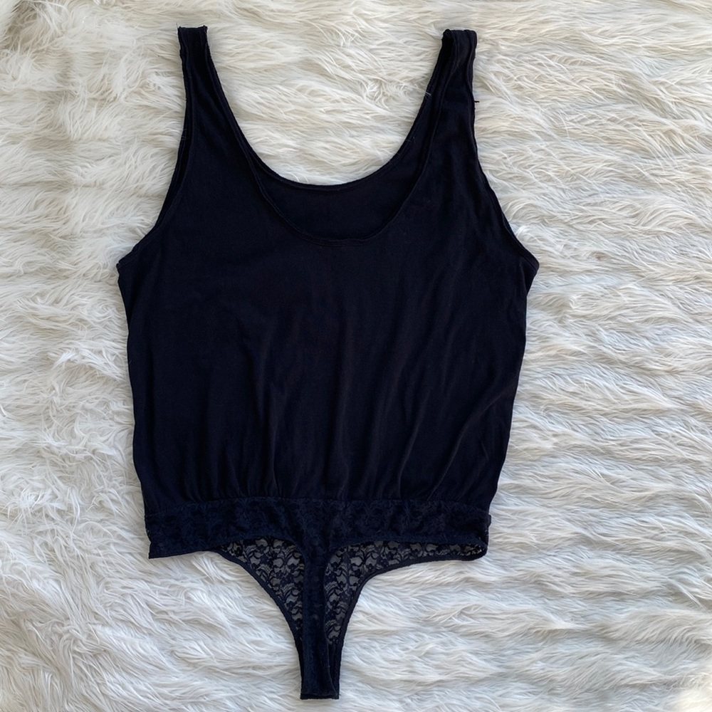 Free People | Sydney Lace Contrast Bodysuit - Picture 10 of 15